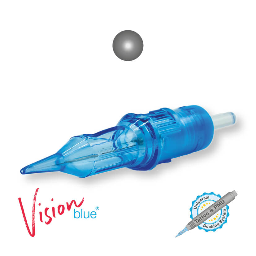 1-long-fine Needle cartridge / Nadelmodul [Vision blue]